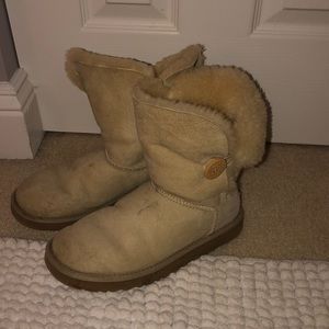 Cream ugh boots
